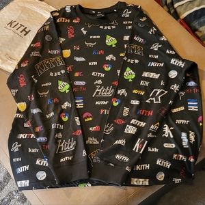 Kith Logo Novel 10th Anniversary L/S TEE,  XXL